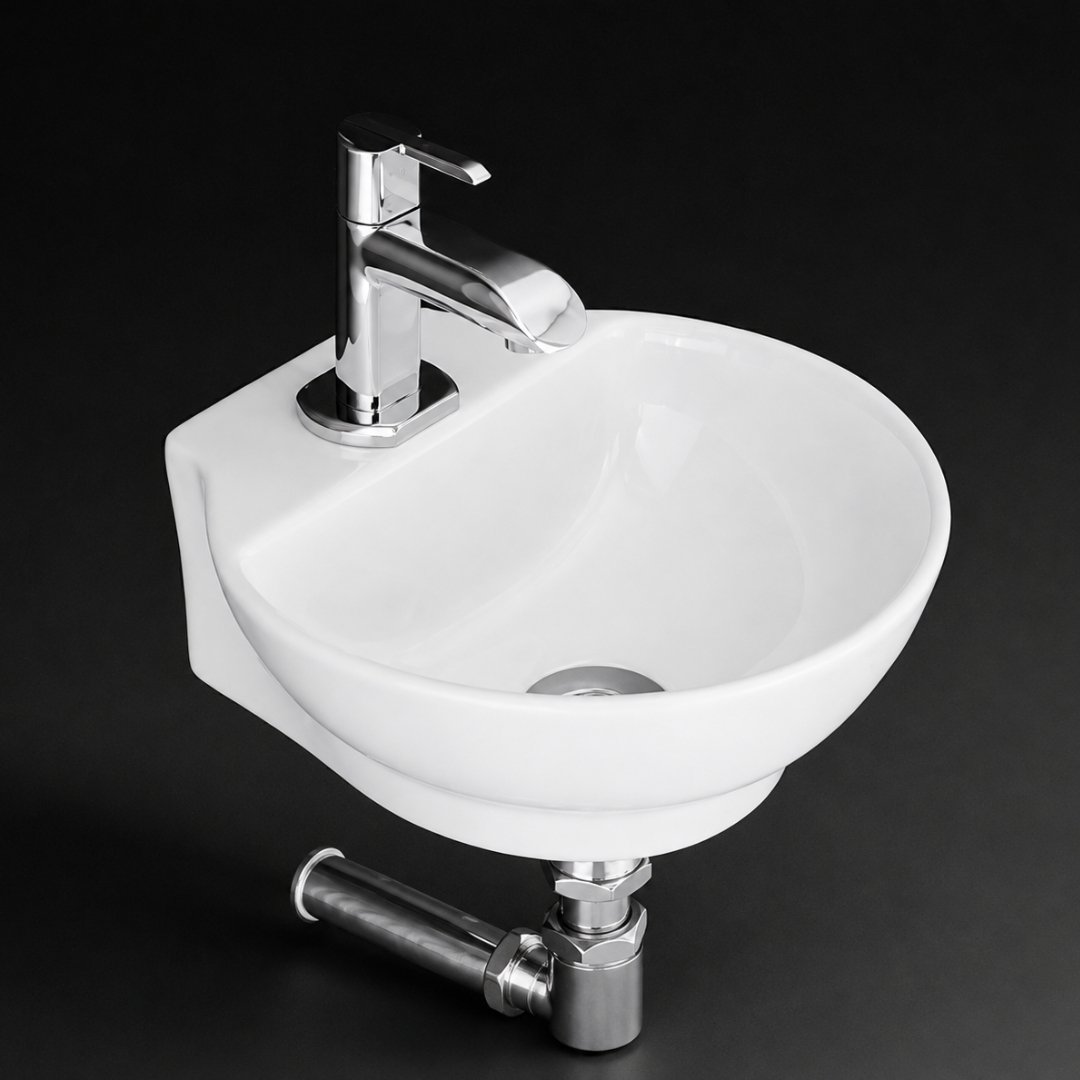 BEAT Wall Hung Basin Wash Basin - My Home Studio